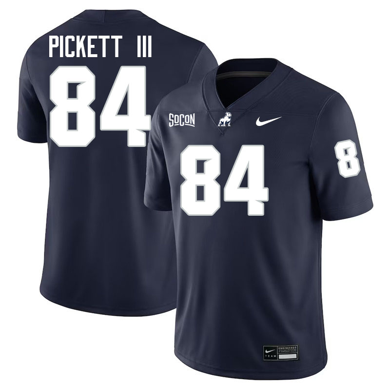 Samford Bulldogs #84 Sam Pickett III College Football Jerseys,Uniforms-Navy